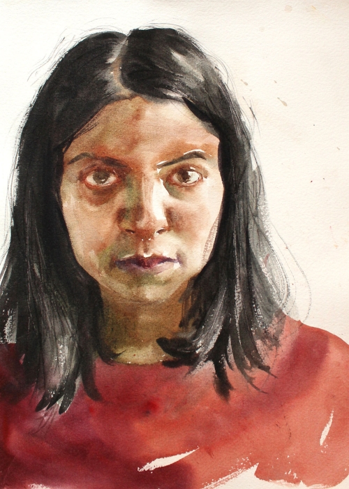 _Autorretrato-II_2021_Acuarela-sobre-papel_35cm-x-25,5cm_Lorena-Alarcón