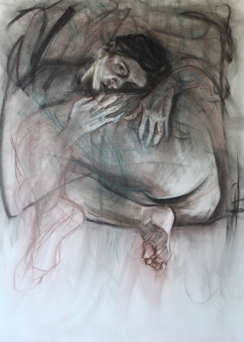 _Autorretrato-doble_2021_-Carbón-y-pastel-seco-sobre-papel_86-x-61cm_Lorena-Alarcón