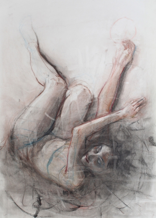 _Caída_2022_-Carbón-y-pastel-seco-sobre-papel_86-x-61cm_Lorena-Alarcón