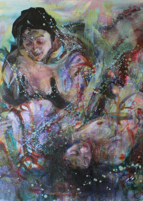 _Amebas_2022_Óleo sobre tela_80cm x 1m_